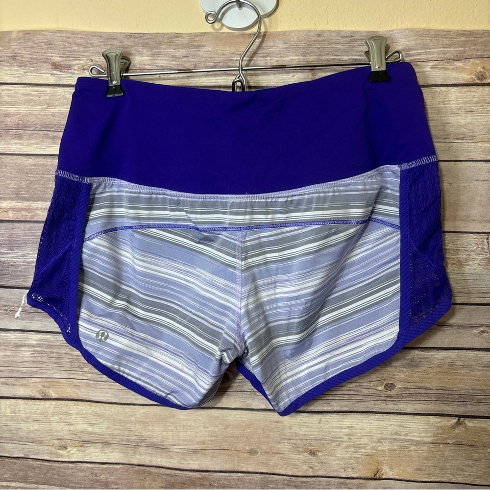 Lululemon Run Sun Sprinter Short Size 4
Elevation Stripe Bruised Berry - Picture 9 of 11